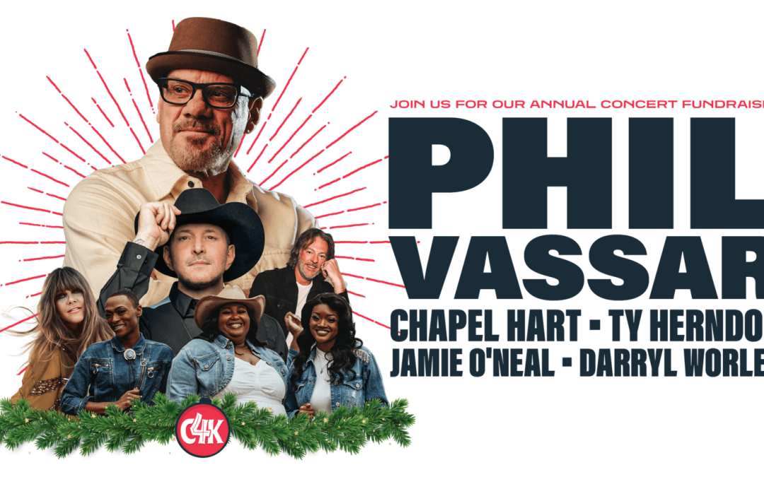 Phil Vassar, Darryl Worley, Chapel Hart, Ty Herndon and Jamie O’Neal to Perform at 2024 Christmas 4 Kids Concert
